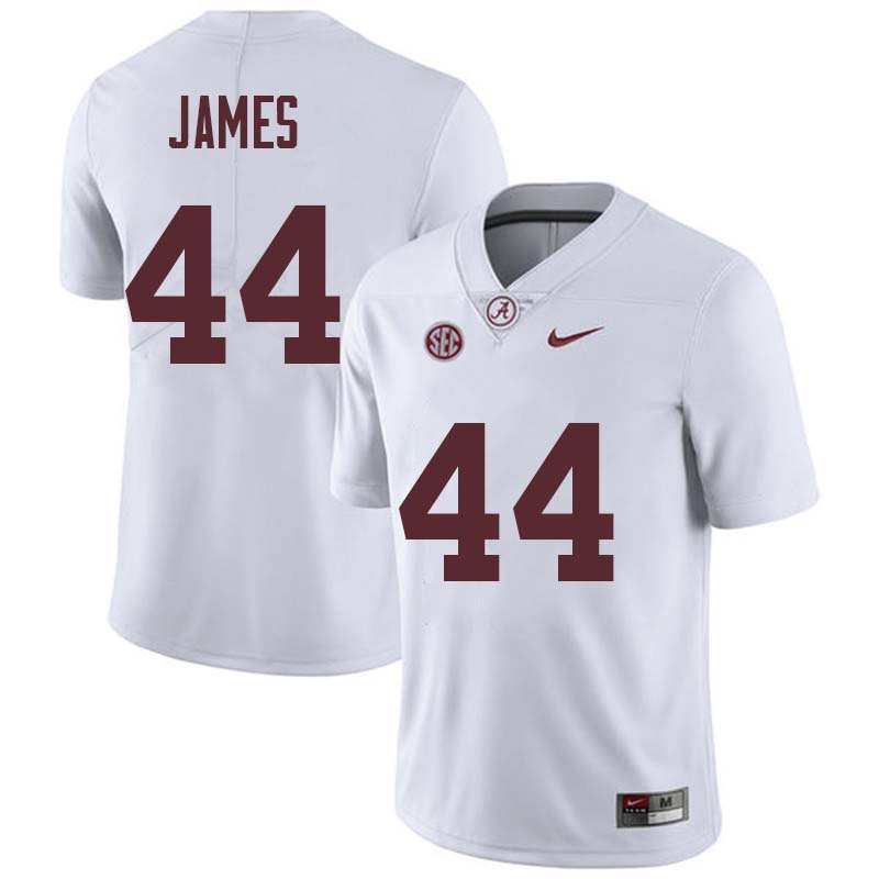 Alabama Crimson Tide Men's Kedrick James #44 White NCAA Nike Authentic Stitched College Football Jersey LV16H10LO